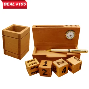 Office Wooden Desk Accessories, Deal No.195