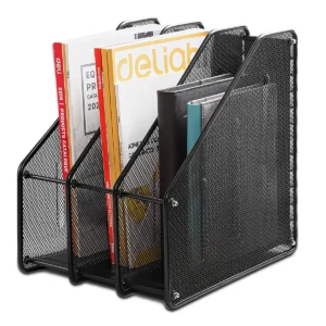 Metal Mesh Magazine File Rack