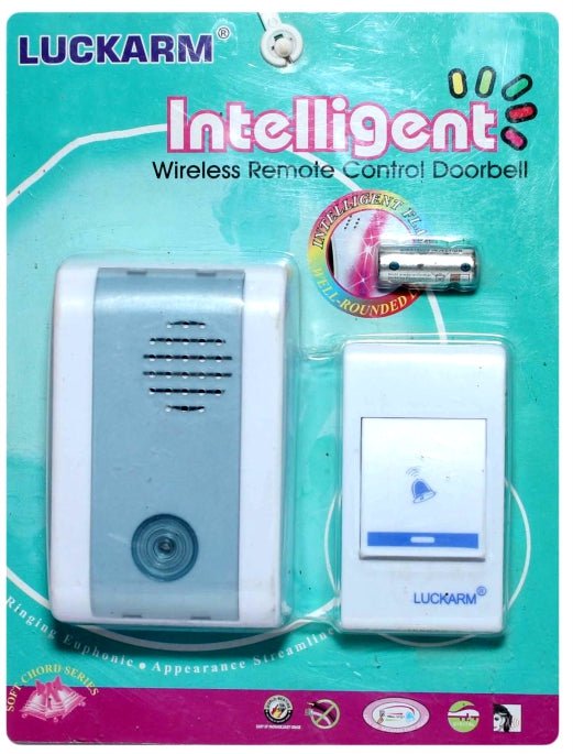 Door Bell Wireless (Single Button) - 8610 - White - Image 2