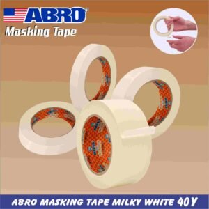 Abro Masking Tape Milky White 20y