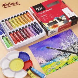 Mont Marte Signature Metallic Watercolor Paint Set 17 Pcs