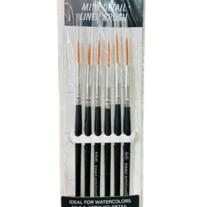 Keep Smiling Mini Detail Liner Brush Pack of 6Psc Set