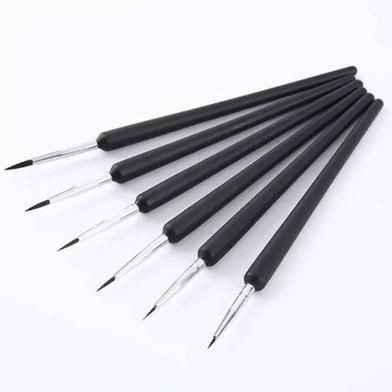 Keep Smiling 6 pcs Set Liner Brush Fine Detailing Paint Brush for Painting