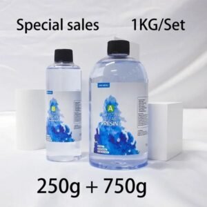 Epoxy Resin 3:1 and Hardner A and B Crystal ClearAB Glue 1KG