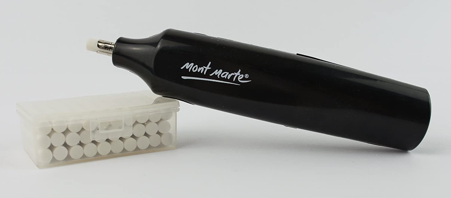Mont Marte Electric Eraser with 30pce Erasers - Image 2