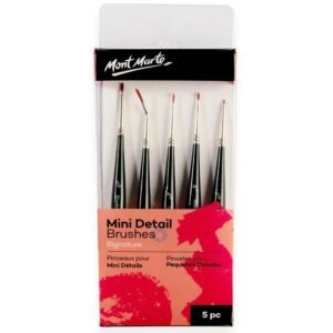 Mont Marte Mini Detail Brush Set 5pc - BMHS0033