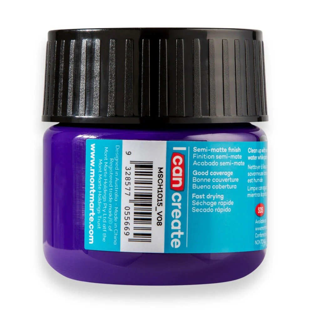 Acrylic Colour Paint Signature 100ml (3.4 US fl.oz) Tub - Purple - Image 3