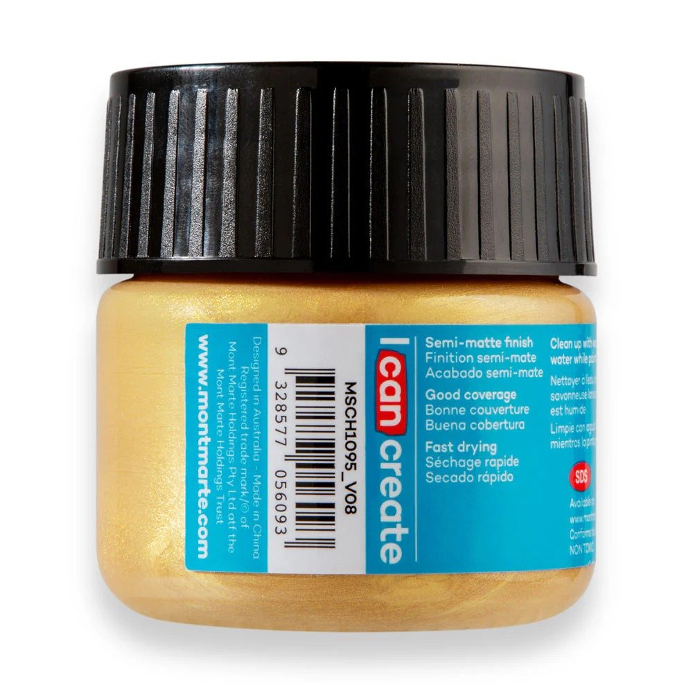 Acrylic Colour Paint Signature 100ml (3.4 US fl.oz) Tub - Aztec Gold - Image 3