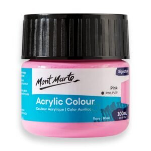 Acrylic Colour Paint Signature 100ml (3.4 US fl.oz) Tub - Pink