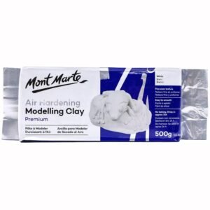 Mont Marte Air Hardening Modelling Clay - White 500gms